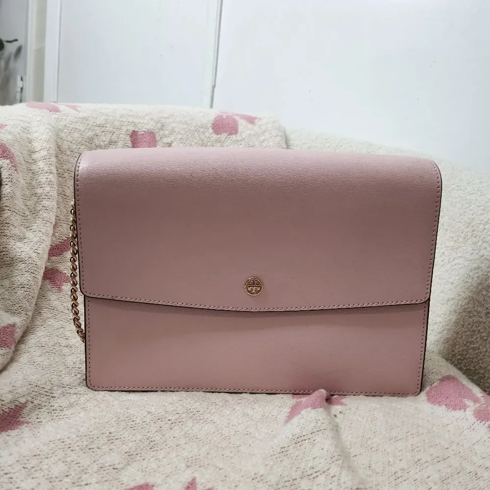 Tory Burch Pink Parker Hand Bag